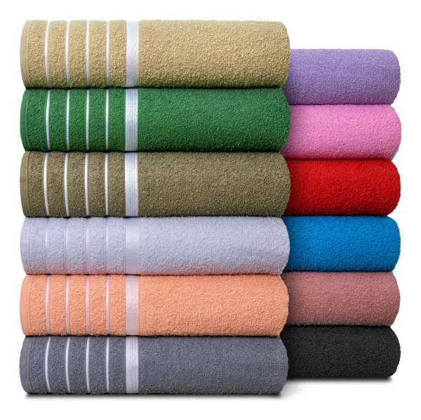 Kit 5 Toalhas de Banho - Gigante - Banhão 80 x 150