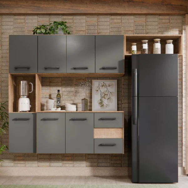 Kit Armário de Cozinha Juliete Suspenso