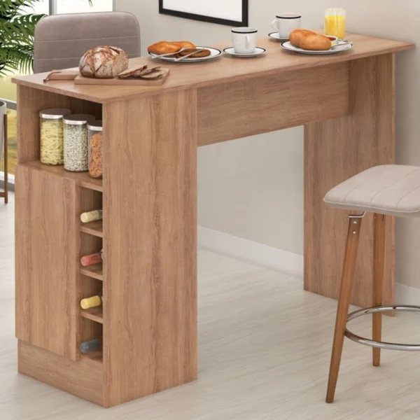 Bancada Balcão/Mesa de Cozinha com Adega